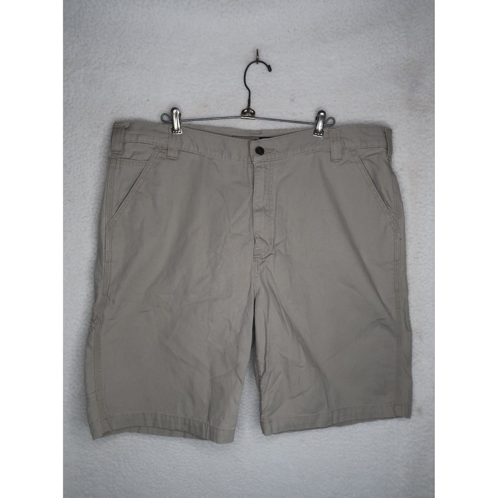 Carhartt Men's BS2514-M Relaxed Fit Khaki Work Shorts 40 Flex Gorpcore Summer‎